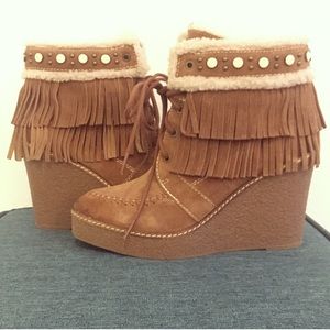 Sam Edelman Fringe Booties!